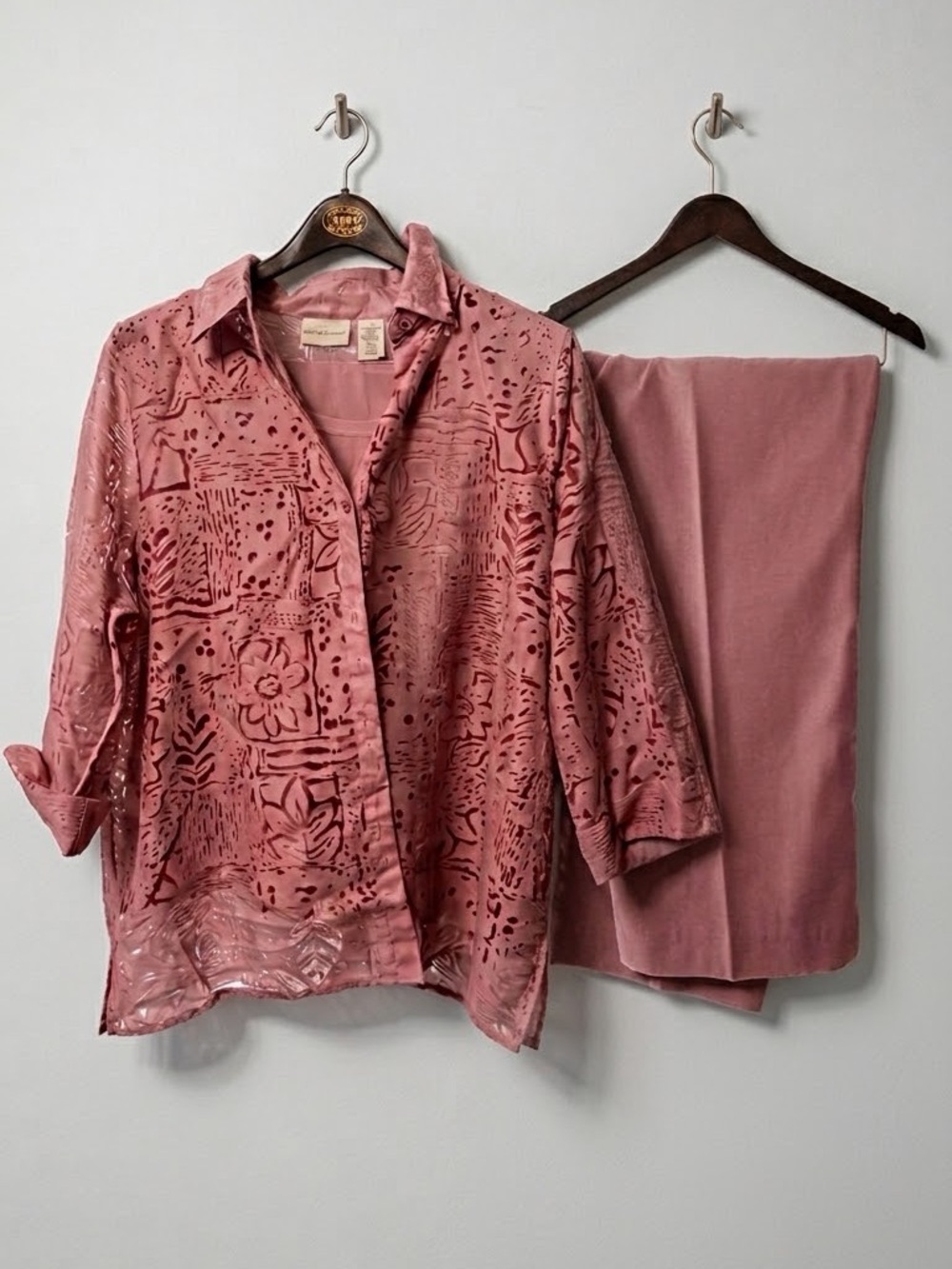 NEW W/OUT TAGS Alfred Dunner 3 Piece Matching Button Up Set Plus Size Women’s
